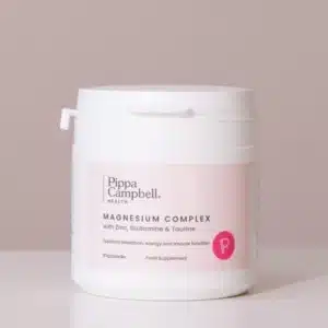 Picture of a pot of Pippa Campbell Health's Magnesium Complex Supplement